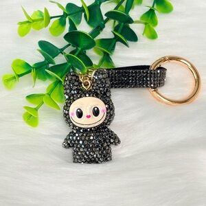 Sparkling Black Character Keychain/Bag‎ Charm